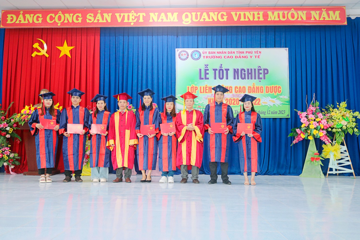 Lễ công nhận và trao bằng tốt nghiệp lớp liên kết Ninh Thuận (2020 - 2022)
