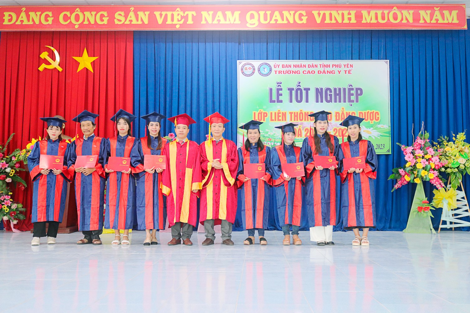 Lễ công nhận và trao bằng tốt nghiệp lớp liên kết Ninh Thuận (2020 - 2022)